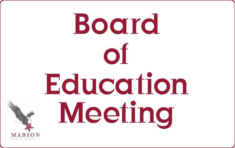 Special Board of Education Meeting 5-23-22