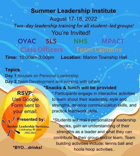 MHS Summer Leadership Institute