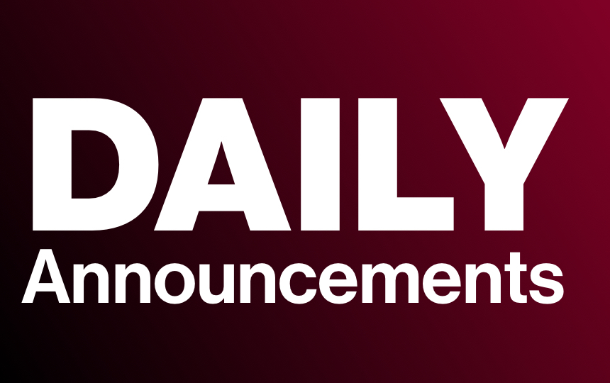 Daily Announcements