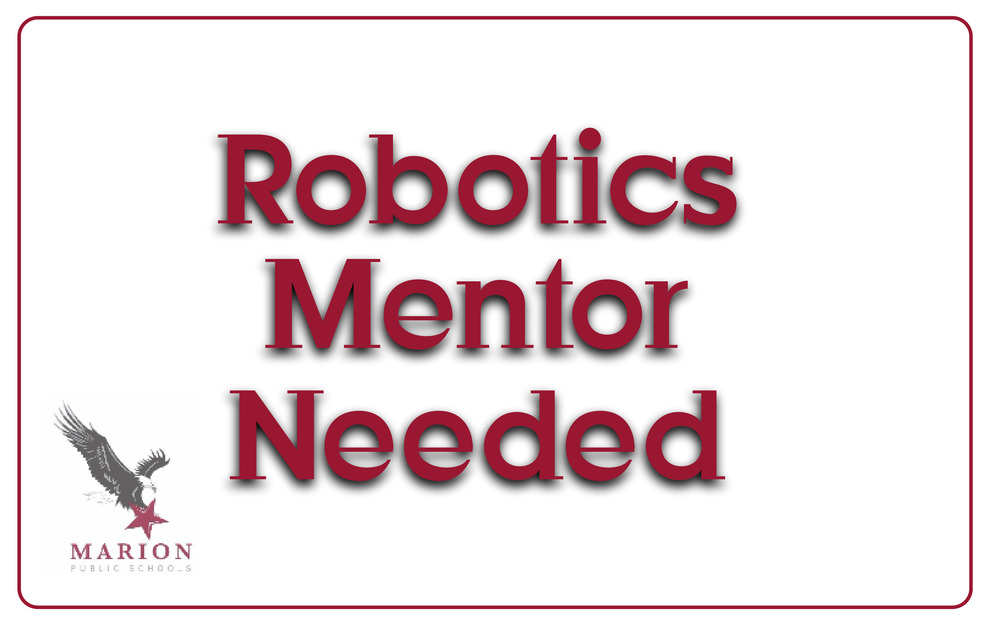 Robotics Mentor Needed