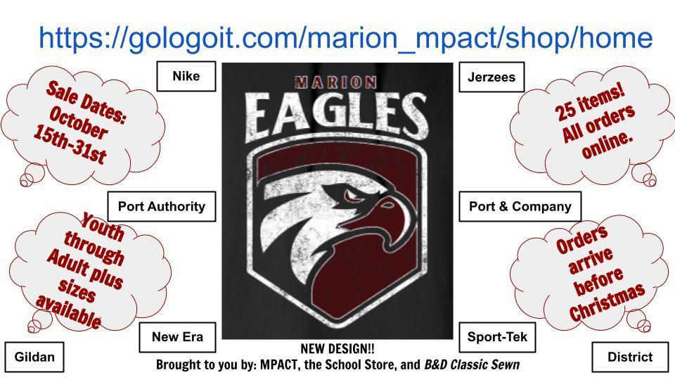 MPACT Marion Eagle Wear Sale