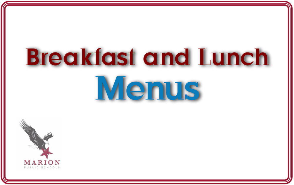 Breakfast and Lunch Menus