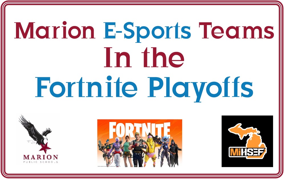 Marion E-Sports Teams Compete in Fortnite Playoffs