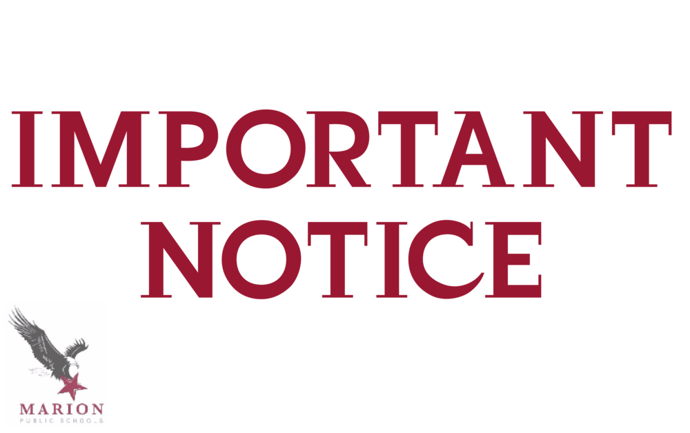 Important Jr-Sr High School Notice