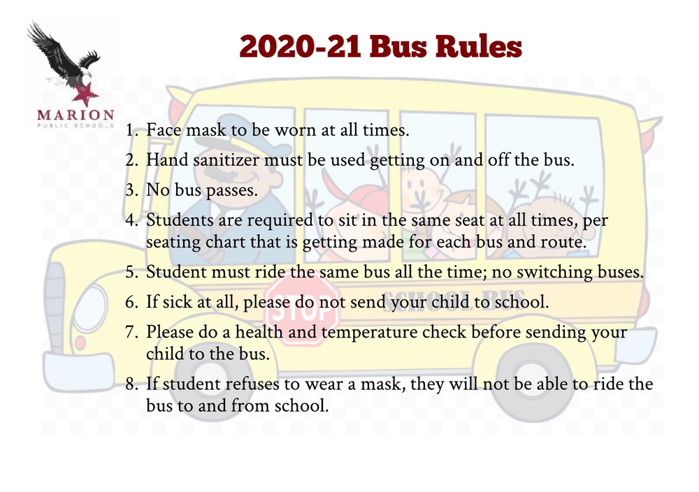 2020-21 Bus Rules