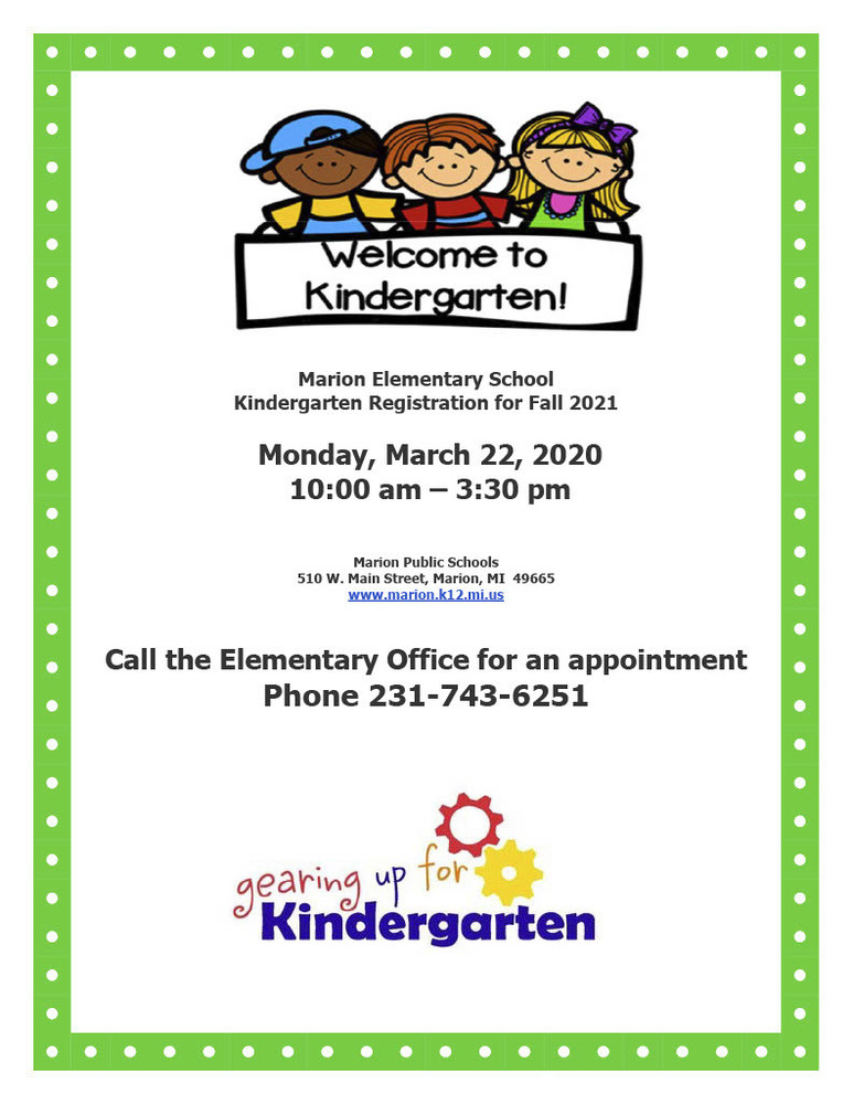 Kindergarten Registration
