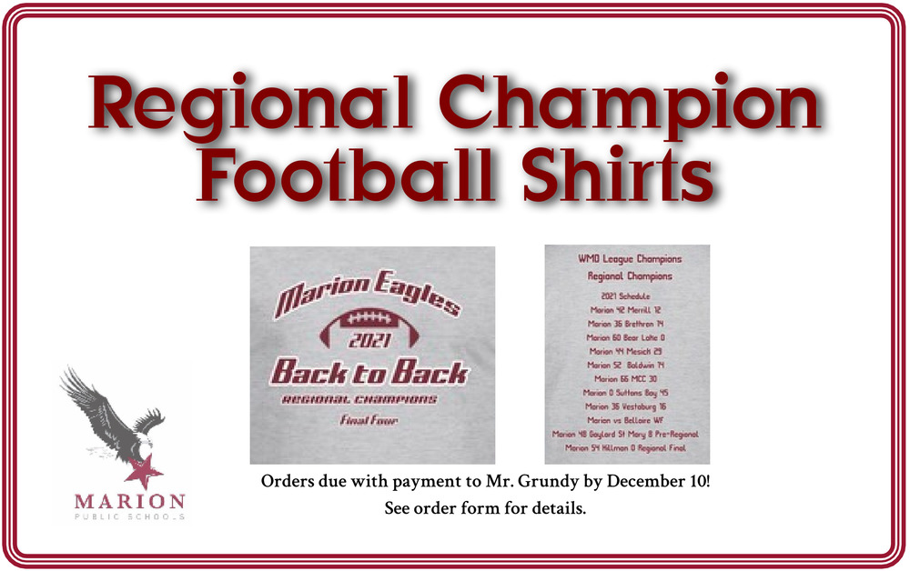 Regional Champion Football Shirts