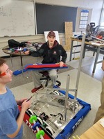 Marion Eagle Engineers Making their Robot